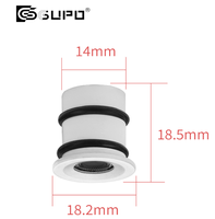 Spot LED encastré GUPO 1W, Mini, CRI90 élevé, DC12-24V, Anti-éblouissement, Petit découpage, Luminaire décoratif de plafond