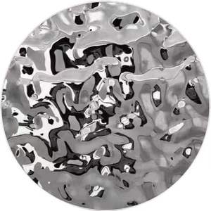 Conception décorative en acier inoxydable Panneau gaufré Feuille d'ondulation de l'eau dorée Plaque d'acier inoxydable pour plafond mural - Product Image 2