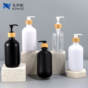 Minnie 500ml Tall Neck Lotion Bottle Pump <b>Shampoo</b> Bottle Frosted Pet Cosmetic Refill Bottle Daily Care Unisex - Product Image 2