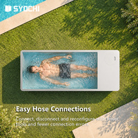 Baignoire de plongeon froid G5 Ice Bath, refroidisseur d'eau réglable 3-42°C, pompe basse tension, filtration intégrée, revêtement en acier inoxydable 304