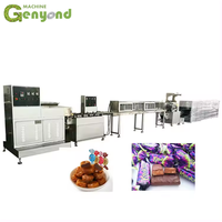 Usine Genyond Machine de fabrication de bonbons au chocolat Machine de fabrication de bonbons au caramel Ligne de production de bonbons