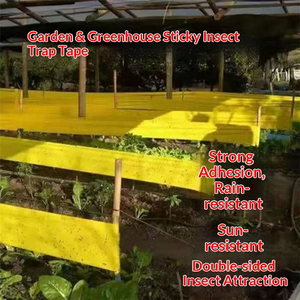 10cm×100m Double-Sided Fruit Fly Glue Trap Roll, Sticky Insect Trap for Orchard & Greenhouse Pest Control - Product Image 3