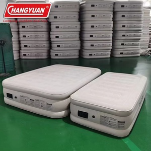 Các nhà sản xuất tùy chỉnh ngoài trời chung được xây dựng trong máy bơm lười biếng Tự động bơm hơi màu be trắng giường cao ba lớp đơn - Product Image 4