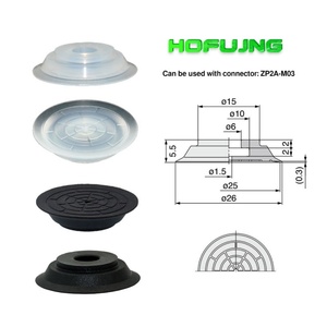 HOFUJNG ZP2-TB10MT-H5 Ventosas de Vacío Planas y Delgadas, Ventosa de Silicona, Ventosa de Transporte - Product Image 3