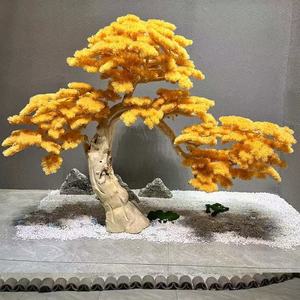 Árbol Artificial de <span class=keywords><strong>Pino</strong></span> y Ciprés de Fibra de Vidrio Personalizado, Simulación Japonesa, Resistente a los Rayos UV, Duradero, Plantas Artificiales para Exteriores - Product Image 2