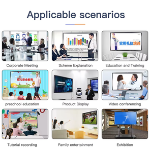Tableau interactif numérique LCD intelligent de 65 pouces pour réunion, écran tactile, tableau blanc interactif pour l'enseignement - Product Image 6