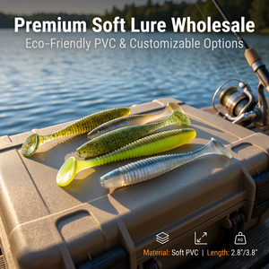 <span class=keywords><strong>Leurre</strong></span> de pêche personnalisé en plastique souple, série RTD, équipement de pêche OEM - Product Image 1