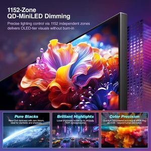 Koorui 27 "IPS mini LED hiển thị chế độ kép IPS/Mini LED UHD 160Hz/FHD 320Hz chơi game màn hình s2741lm - Product Image 4