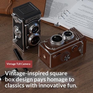 Nueva Cámara Réflex de Doble Lente Estilo Retro, Simulación de Palanca Manual, Mini Cámara <span class=keywords><strong>para</strong></span> Estudiantes <span class=keywords><strong>Principiantes</strong></span>, Cámara Digital Portátil de Viaje - Product Image 3