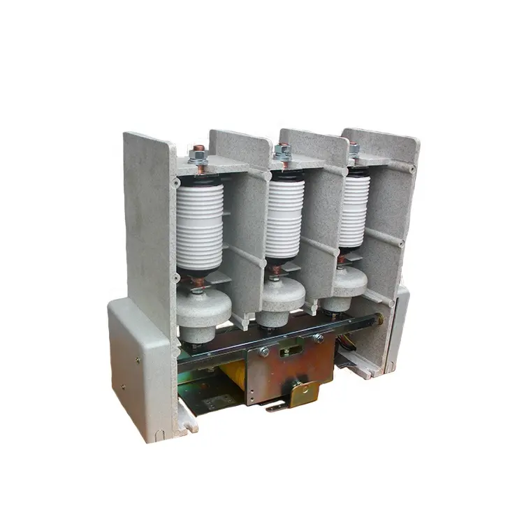 Kontaktor Vakum Tegangan Tinggi CKG3-250 VKSELE Merek 3 Pole 7.2KV 12KV 250A Coil AC 220V Kontaktor Vakum Magnetik