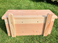 Maison pour moineaux 3 places en bois