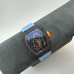 Top Quality Luxury Customized RM27-04 Tennis Racket Design Hollow Tourbillon Men's Business Professional Sports <b>Mechanical</b> <b>Watch</b> - Product Image 2