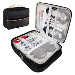 Étui de transport portable imperméable gratuit pour câble, chargeur, batterie externe, carte SD, souris, clé USB - Product Image 1