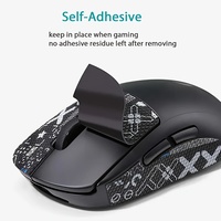 Autocollant de bande absorbant la sueur souris autocollants de bande résistants à la préhension pour Logitech G PRO X GPW souris de jeu sans fil Ultra légère