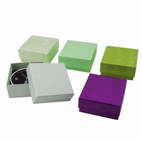 Boîte en papier de haute dureté avec logo personnalisé, insigne de broche, boîte à bijoux, accessoires, emballage multi-usage pour plusieurs petites marchandises