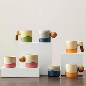 <span class=keywords><strong>Tazza</strong></span> <span class=keywords><strong>da</strong></span> Caffè in Ceramica Colorata Prodotta in Fabbrica, <span class=keywords><strong>Tazza</strong></span> in Ceramica con Smalto Opaco, <span class=keywords><strong>Tazza</strong></span> <span class=keywords><strong>da</strong></span> Tè in Ceramica con Disegni Cartoon Carini - Product Image 1