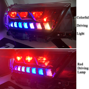 Đèn pha RGB cho Hilux Revo 2021+ Đèn chạy ban ngày nhiều màu sắc Đèn pha <span class=keywords><strong>LED</strong></span> toàn phần Phụ kiện Revo 2021 - Product Image 3