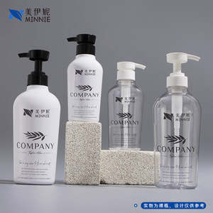 Botella transparente con bomba de 500 ml de Minnie Company para champú, gel de ducha, loción corporal, dispensador con bomba de emulsión para el cuidado personal. - Product Image 3