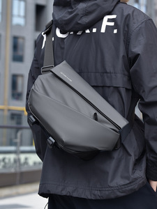 2025 Men's Large Capacity Casual Chest <strong>Bag</strong> Fashionable Cycling Crossbody Backpack with Zipper Closure Comfortable Shoulder <strong>Bag</strong> - Product Image 6