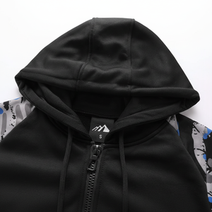 Custom Logo French <b>Terry</b> Streetwear Women's Hooded Hoodie Oversized Zipper 260 Grams Winter <b>Bulk</b> Eco-Friendly Front Printed - Product Image 1