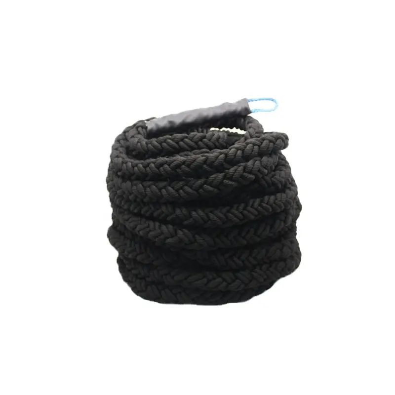 Multiplex polyester 8 strand braided fast rope system for helicopter