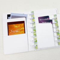 Carnet de notes personnalisé en cuir PU noir A4/A5/A6/Moyen, avec reliure à disques, 100 feuilles, pour l'école ou le bureau, idéal comme cadeau