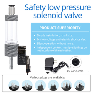 US EU AU UK enchufe válvula solenoide Control interruptor de sincronización inteligente CO2 sistema equipo accesorios para Hydrophyte Aquascape - Product Image 6