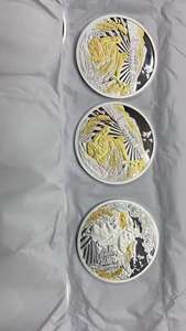 Moneda conmemorativa de acero inoxidable chapada en oro personalizada con logotipo personalizado grabado ISO9001 certificado para recuerdos de caridad - Product Image 6