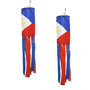 Ducto de Aire 75D de 30 * 45CM con Superficie con Bandera de Filipinas y 6 Tiras de 5 * 60CM - Product Image 1