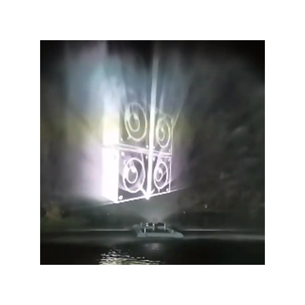 Wholesale Custom Graphics Digital Outdoor Water Screen 3D Large Water Screen Fountain Holographic Projection Fountain Projector