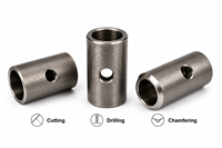 Composants métalliques de précision en acier inoxydable OEM avec usinage CNC multi-processus et surface polie pour systèmes d'assemblage
