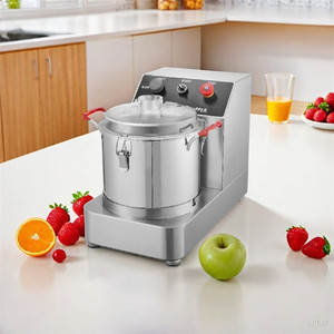 Máquina Picadora de Alimentos Eléctrica Comercial de Sobremesa, Unidad de Procesamiento de Carne y Vegetales de Acero Inoxidable - Product Image 1