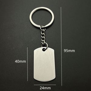 Wholesale Blank <b>Plain</b> Keychain Round Shaped Custom Laser Logo Luxury Souvenir Made Metal <b>Ring</b> for Printing Keychain Accessories - Product Image 2
