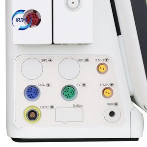 เครื่องตรวจวัดสัญญาณชีพแบบพกพา 12 IBP Etco2 ตรวจคลื่นไฟฟ้าหัวใจ ECG CO สำหรับผู้ป่วย พร้อมระบบตรวจสอบกลาง RM01-PM12 เครื่องตรวจคลื่นไฟฟ้าหัวใจ - Product Image 5