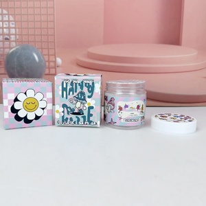 Cosmetic Skincare Packaging Black Amber Pink PET Plastic Body Butter Container Cream Jar 50ml 100ml 120ml 4oz 150 200 Paper Box - Product Image 3