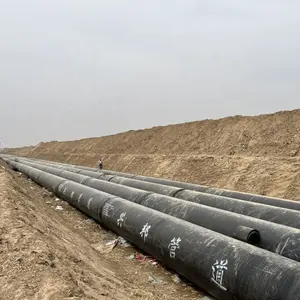 Doğrudan gömülü bölge ısıtma HDPE poliüretan köpük ısı yalıtımı ASTM A106/A53 G R.B çelik boru