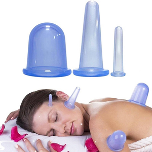 Juego de Ventosas de Silicona para Terapia Facial, Masaje Chino con Ventosas, Venta al Por Mayor - Product Image 1