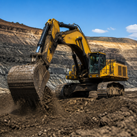 Excavatrice Sany SY215 Reconditionnée, Digger sur Chenilles d'Occasion de 21 Tonnes, Matériel de Construction Professionnel, Moteur et Boîte de Vitesses, Exportation Mondiale