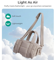 Sac de sport mini personnalisé en PU pour femme, sac de voyage imperméable, sac de sport léger, sac de voyage pour la nuit, sac de week-end mini
