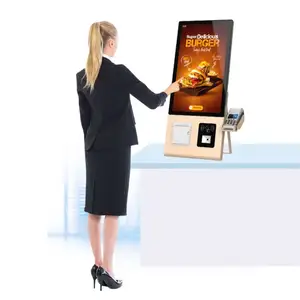 Top selling cash register retail 15-32 inch desktop touch self service payment kiosk android pos
