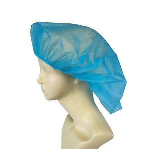 Huanfu, gorros desechables para el cabello Bouffant, redes para el cabello no tejidas, 9/10g, 18-24 pulgadas, tapa con clip con <span class=keywords><strong>precio</strong></span> de fábrica de alta calidad al por mayor - Product Image 3