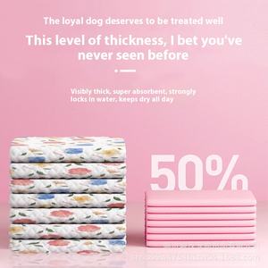 Rosa stampato Pet urina Pad pannolino ispessito linfa assorbente carta velina cane addestramento Toilet guida assistenza infermieristica cucciolo Pet - Product Image 2
