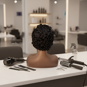 Perruques en <span class=keywords><strong>cheveux</strong></span> humains brésiliens en gros, courtes, avec dentelle frontale coupée, petites, sans colle, pré-épilées, frisées, avec <span class=keywords><strong>frange</strong></span>, noir naturel pour - Product Image 1