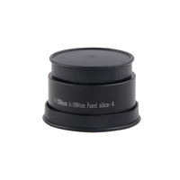 Lensa Fokus Laser Serat Fused Silica F-theta Lensa M39*1 Diameter 47mm Relfar ZBTK Kepala Penanda Pembersih Berdenyut Tabung Laser Co2