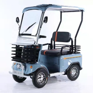 Scooter Eléctrico de 4 Ruedas, Triciclo con Motor de 48v, Carrocería Abierta para Pasajeros, Triciclo Eléctrico de 48v - Product Image 1