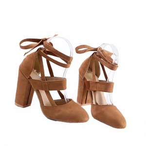 Nouvelle Collection : Chaussures de Mariée Sexy pour Femme – Bout Pointu, Talon Aiguille, Double Bride, Fermeture à Lacets, Résistantes, Grandes Tailles, Tendance Mode - Product Image 2