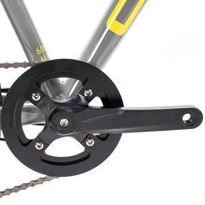 Bicicleta Híbrida de Carretera con Horquilla de Aluminio 700C, Horquilla con Suspensión, Frenos de Disco Hidráulicos y Transmisión de 9 Velocidades - Product Image 1