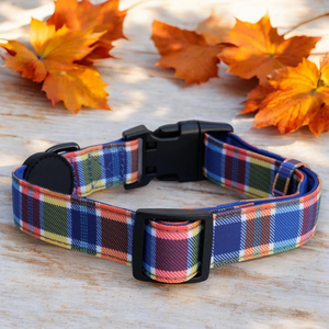 <span class=keywords><strong>Collar</strong></span> Clásico para Perro con Diseño a Cuadros Campestres, Lona Resistente con Forro de Neopreno Suave, <span class=keywords><strong>Collar</strong></span> Ajustable para Mascotas con Hebilla Resistente - Product Image 5
