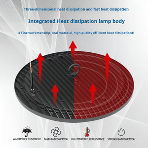Magazzino industriale di illuminazione IP65 impermeabile 100W 120W 150W 200W lampada Highbay alta luce della baia per la costruzione di magazzino officina - Product Image 3