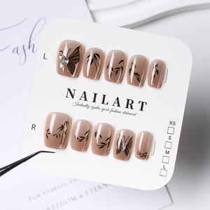 Uñas Postizas Reutilizables 2026, Estilo Sólido, Cobertura Completa, Precio de Fábrica al por Mayor - Product Image 4